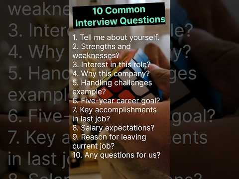Top 10 Common Interview Questions Freshers Experienced