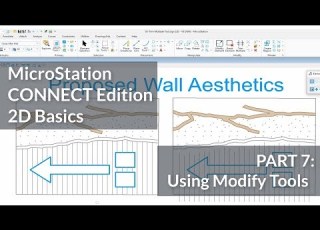 MicroStation CONNECT Edition 2D Basics 07 Element Modification Tools