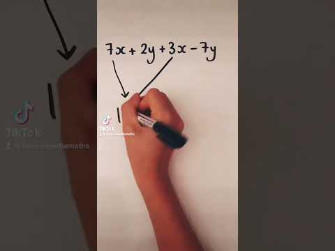 Simplifying Expressions Collecting Like Terms Algebra