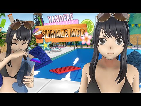 ITS SUMMER IN YANDERE SIMULATOR Amazing Yandere Simulator Mod
