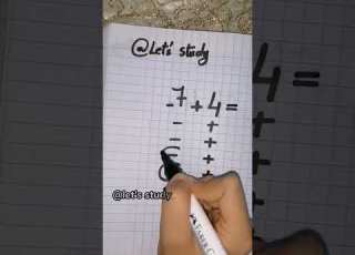  كيف نطرح عدد من عدد موجب عمليات الطرح Shorts Short Fyp الرياضيات