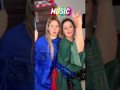 The Most Beautiful Moroccan Folk Art Performance A Girl Dancing With Her Mother In An Energetic