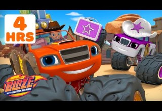 4 HOURS Of The Most DARING Monster Machine Missions Rescues Blaze And The Monster Machines