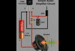 Simple Amplifier Circuit Diagram 12volt Shorts Electronic Amplifier Shortsvideo