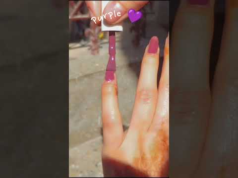 Totally In Love With This Purple Shade Nails Purple Nailedit Shorts