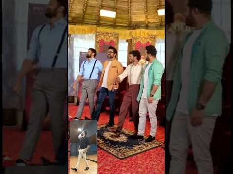 RRR Natu Natu Nacho Nacho Song Hook Step Ram Charan Jr NTR Aniish RRehhman