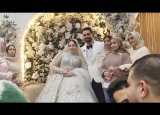 عندنا فرح وعريسنا وعروستنا قمر عقبال عندكم جميعا شوف افراح الفلاحين من البداية للنهايةبدون منتاج