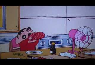 クレヨンしんちゃん 刺身丸ごと食べたら みさえにグリグリの刑されて干せたしんのすけ クレしん面白動画