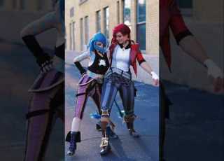  Kesha TiK ToK Trend With Vi And Jinx Arcane Prototype Fox