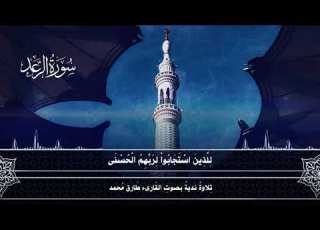 سورة الرعد كاملة بصوت القارئ طارق محمد