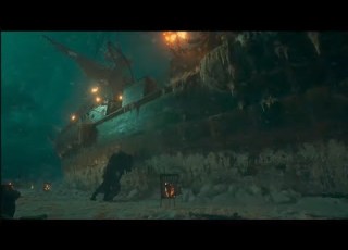  Frankenstein 2025 Netflix Movie Frankenstein Lifts A Ship Scene