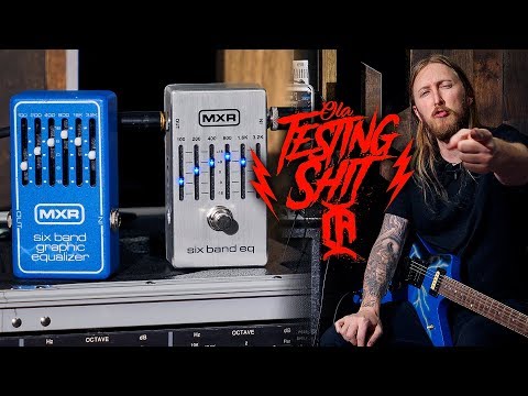 NERDIEST DIME VIDEO EVER MXR 6 Band EQ Comparison Dimebag Tone Chasing