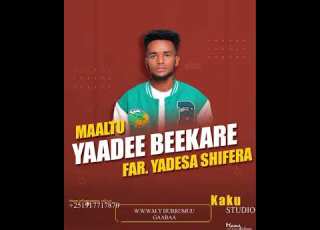  Maaltu Yaadee Beeka New Song 2025 2017 Singer Yadesa Shifera 091771 7870