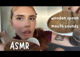  ASMR Wooden Spoon Eating Scooping You Mouth Sounds For Sleep