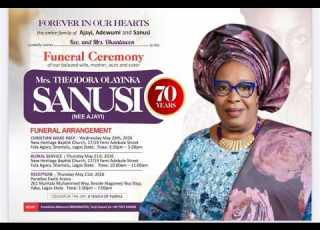 RECEPTION MRS THEODORA OLAYINKA SANUSI MAY 21 2026