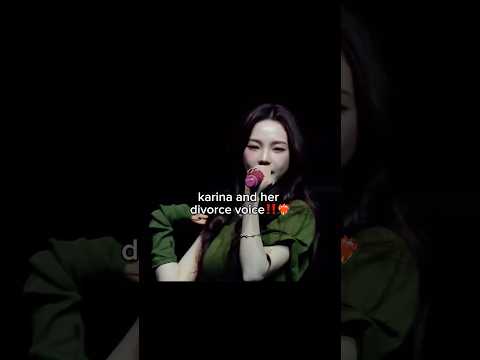 Aespa KARINA S Insane Divorce Live Vocals Aespa Aespakarina Whiplash