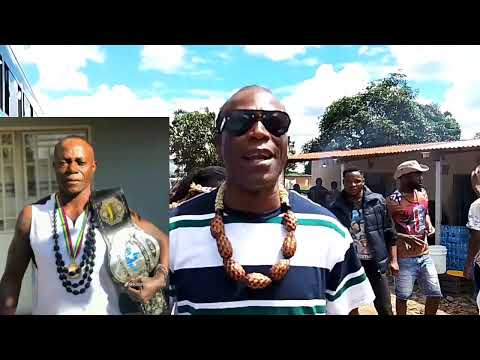 Wrestlers Danny Lunkamba And Bouton Magique Are On Their Way To Kolwezi For Machine Kalele S Fune