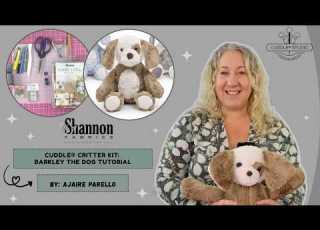  Shannon Fabrics Cuddle Critter Kit Barkley The Dog Tutorial