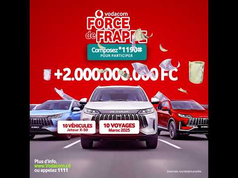 Vodacom Force De Frappe 1190 YES Consommer Gagner Des Points Être éligible Aux Tirages