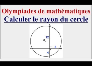  Calculer Le Rayon Du Cercle Test SAT MATHS