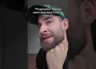 POV Progressive Männer Wenn Einer Ihrer Freunde Täter Ist Comedy