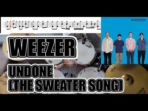 Weezer Undone The Sweater Song Drum Cover With SHEET MUSIC