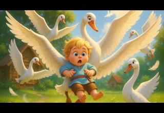 Гуси лебеди Сказка мультик от Домовёнка мультик