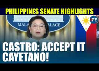  Must Accept It Claire Castro Responds To Cayetano S Senate President Claim PHILIPPINES NEWS