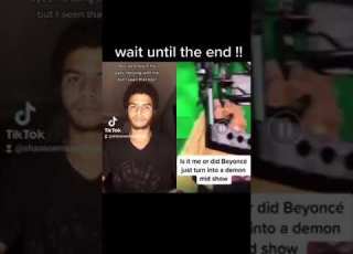 Beyonce S Demon Face On Stage