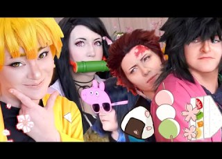DANGO SLAYERS Sakura Picnic Cosplay OUTING Demon Slayer Cosplay