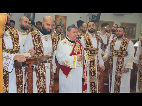 مزمور التوزيع الصيامى المعلم ابراهيم عياد خورس شمامسة باريس فرنسا