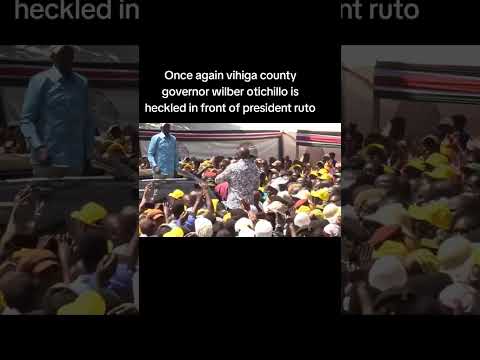 Wilber Otichilo Ameambiwa Wantam Uko Vihiga Rais Akamuangalia Tu