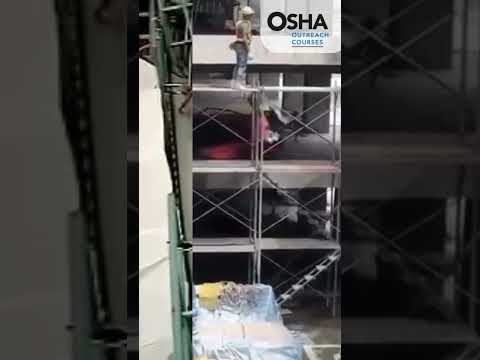 Fall Accident Hazard Safety Harness OSHA Fatal Four Workplacesafety Constructionsafety