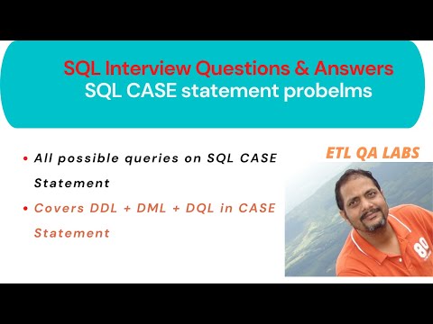 ETL Testing SQL Interview Questions Using CASE Statement SQL CASE Statement In Oracle