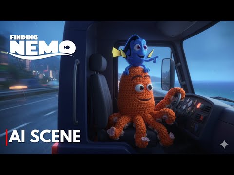 FINDING DORY Dory Hank Hijack The Truck Reimagined By AI
