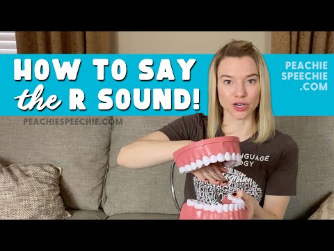 How To Say The R Sound Bunched By Peachie Speechie