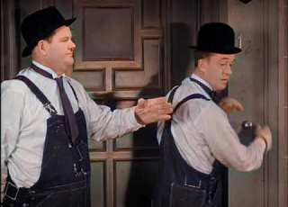 Stan Laurel Oliver Hardy The Music Box 1932 1080p 2 Colorized