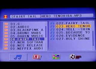  Hero Tenohira Audio DVD Player Music Mp3