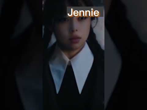 Black Pink As Wednesday Blackpink Edit Short Video Jisoo Lisa Rose Blinks Kpop