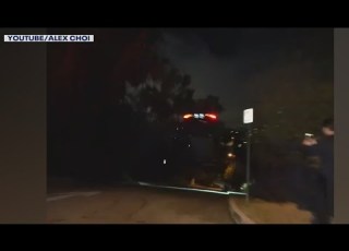 Viral Video Shows Tesla Flying Through Echo Park Neighborhood