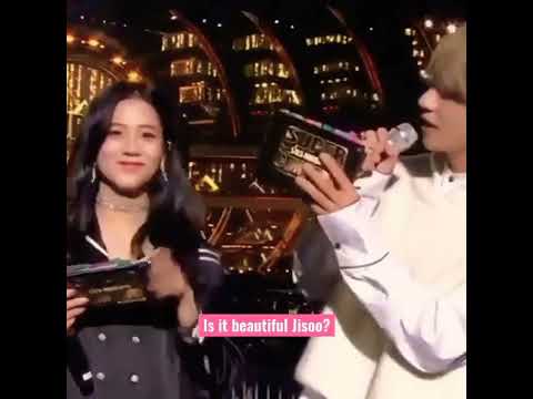 When V Called Jisoo Beautiful Vsoo Jisoo Taesoo Taehyung