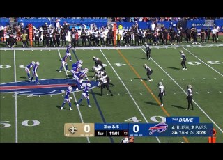  Khalil Shakir Stays On His Feet For The 43 Yard Touchdown