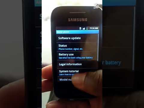 Samsung Galaxy Y Android Version 2 3 6 Shorts Shortvideo Short Samsung Android
