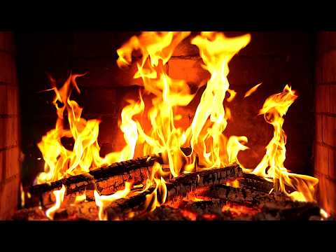 Fireplace 4K UHD Fireplace With Crackling Fire Sounds Fireplace Ambience