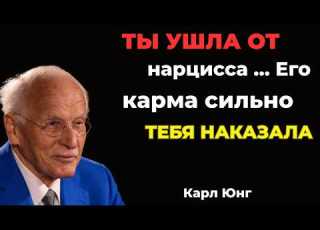  Ты ушла от нарцисса Его карма сильно тебя наказала Карл Юнг