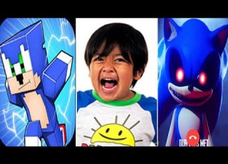 Sonic Minecraft Vs Tag With Ryan Vs SONIC EXE Call Prank