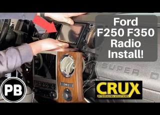 2008 2016 Ford F250 F350 Radio Install
