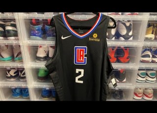  Kawhi Leonard Authentic Nike Los Angeles Clippers Jersey