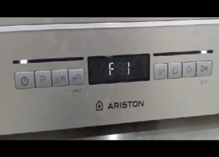  اصلاح رمز عطل F1 فى غساله صحون اريستون لا تعمل خطوه بخطوة Fix F1 Error Code Ariston Dishwasher