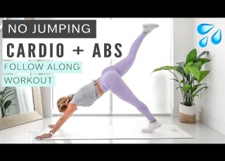 CARDIO ABS WORKOUT No Jumping No Noise Low Impact